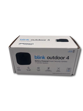 Blink Outdoor 4 4th Gen Wire-free Wi-Fi Outdoor Smart Security Camera System Blk
